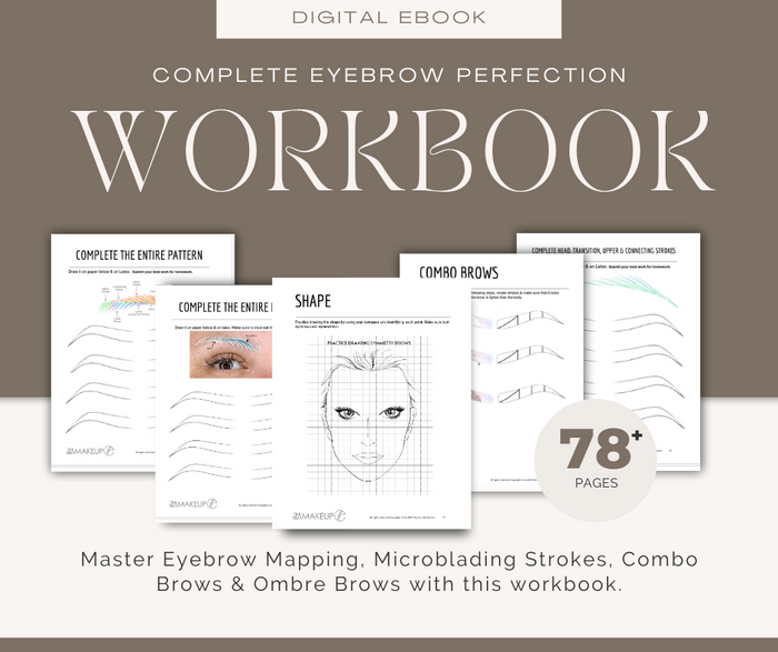 Iza Makeup © Mastering the Art of Brow Perfection Workbook -Digital