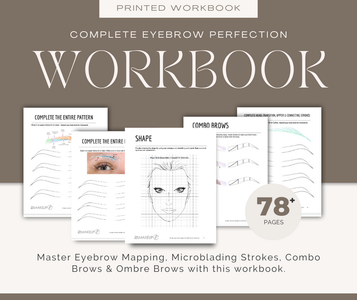 Iza Makeup © Mastering the Art of Brow Perfection Workbook -Printed