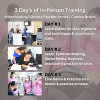 Iza Makeup ©  3-IN-1 Eyebrow Course In-person Premium Training |  Deposit