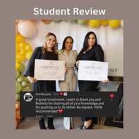 Iza Makeup ©  3-IN-1 Eyebrow Course In-person Premium Training |  Deposit
