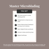 Iza Makeup ©  Mastering Microblading Strokes - PRE-SALE