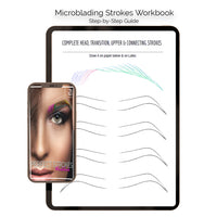 Iza Makeup © Perfect Microblading  Basic Stroke Pattern Workbook - Digitial